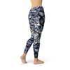 Womens Music Blue Leggings