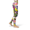 Jean Flower Skulls Leggings