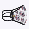 Floral Skull 3-Layered Face Cover-PM0054